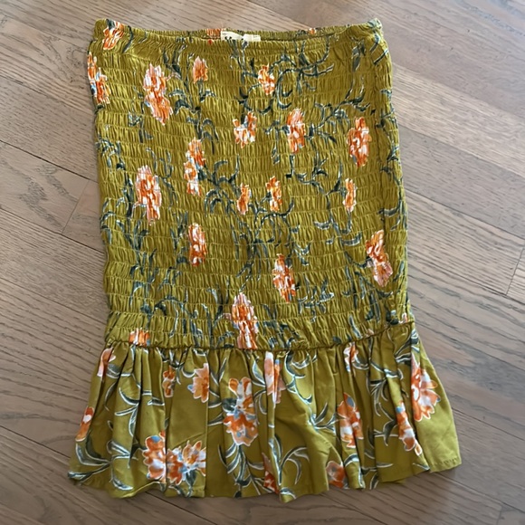 Floral ruched Top and skirt Matching set - Picture 4 of 5